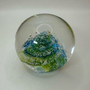 Revolution by Waterford Studio Art Glass Crystal Paperweight